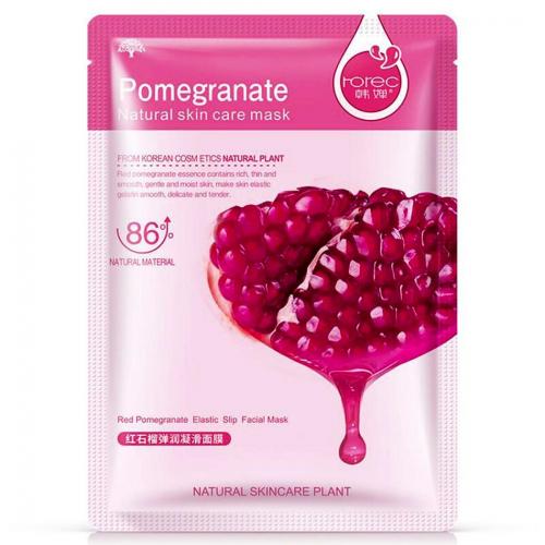 Маска для лица Rorec Pomegranate Natural Skin Care Mask с экстрактом граната 30 г 