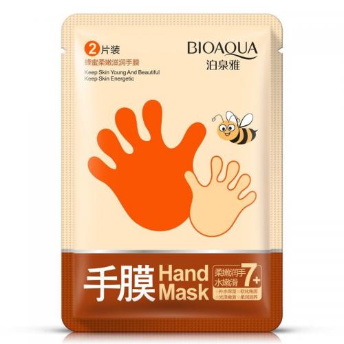 Косметическая маска для рук Bioaqua Hand Mask с медом 2 шт 