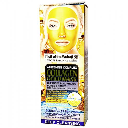 Маска-пленка с коллагеном и золотом Fruit of the Wokali Collagen Gold Mask 120 мл