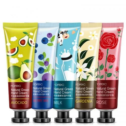 Набор натуральных кремов для рук Natural Green Plant gift box 5 шт по 30г