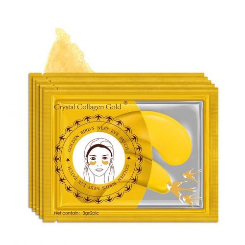 Патчи для глаз Golden Birds Nest Eye Mask гидрогелевые с экстрактом ласточкиного гнезда и золотом 2 шт 