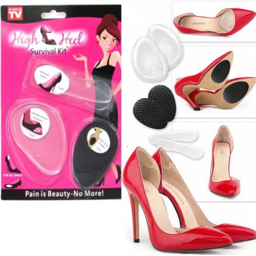 Силиконовые стельки для обуви High Heel Survival Kit 3 пары