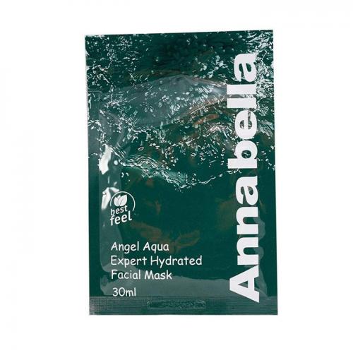 Универсальная тканевая маска Annabella Angel Aqua Hidrated Facial Mask с морскими водорослями 10 шт 