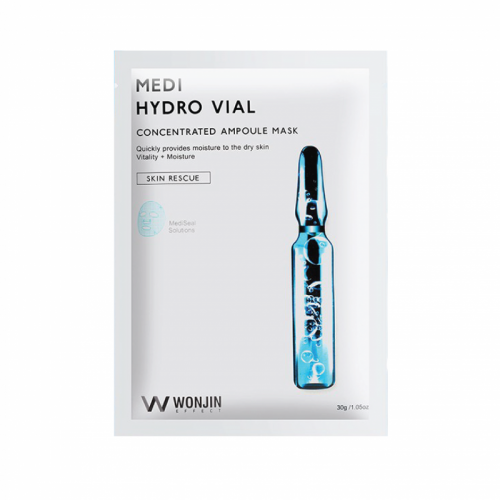 Увлажняющая тканевая маска Wonjin Effect Medi Hydro Vial с гиалуроновой кислотой 